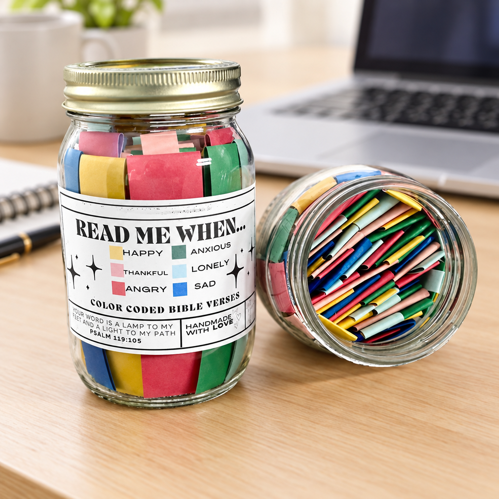 Same jars on a work desk